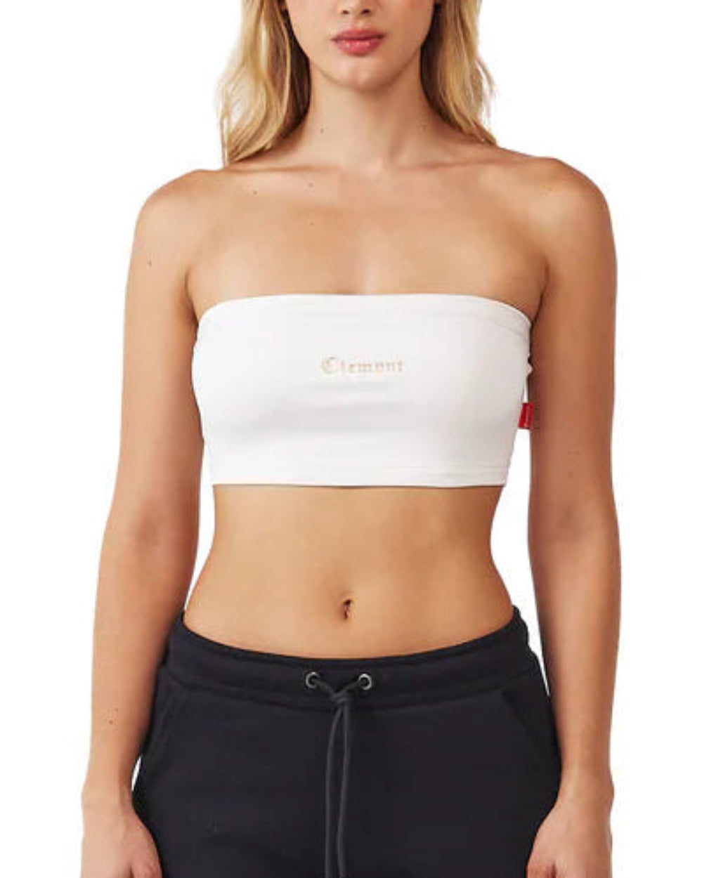 Crop Top Resa Clemont Crema Mujer Frontal General Modelo