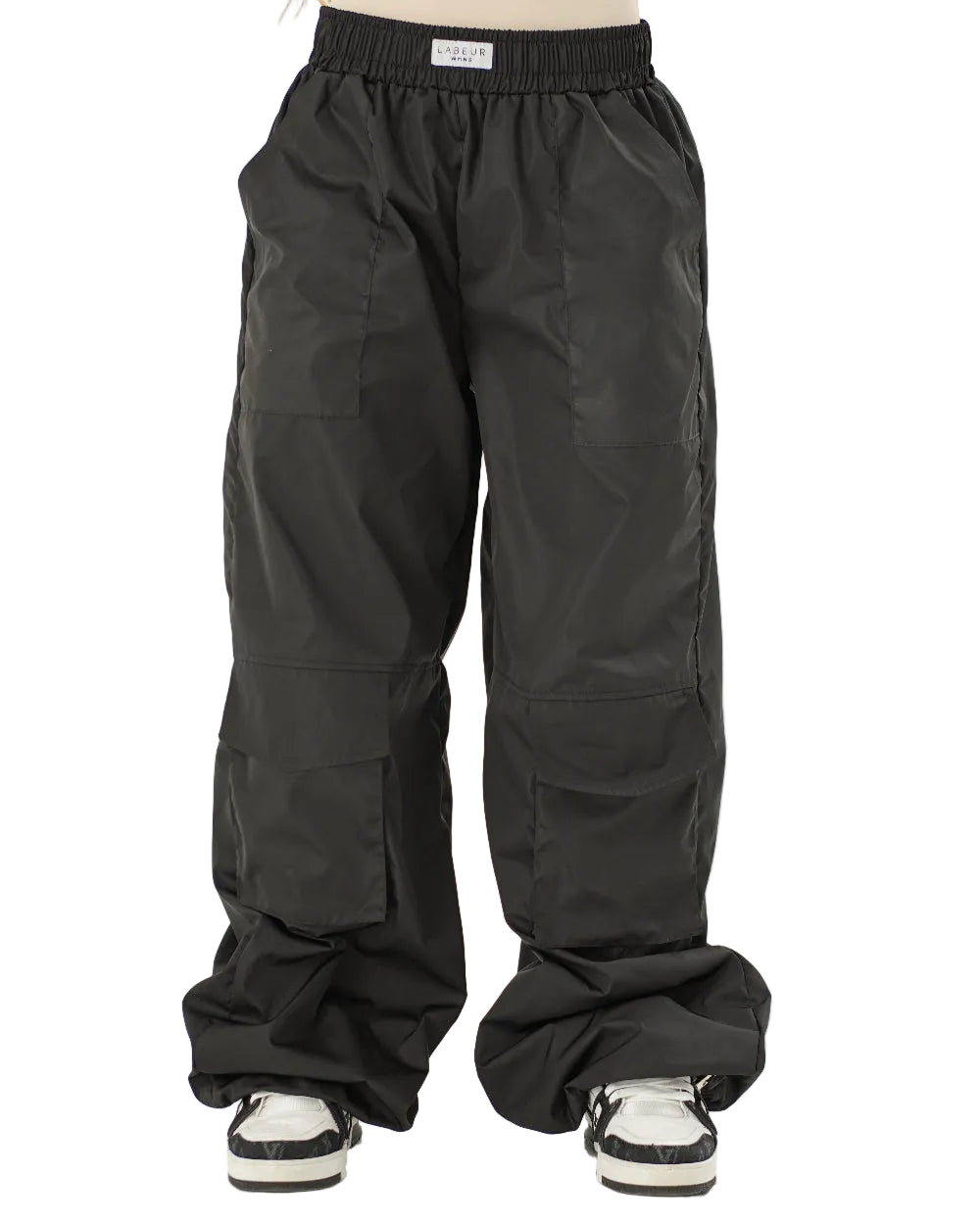 Pantalón Andorra Labeur Negro Mujer Frontal Modelo