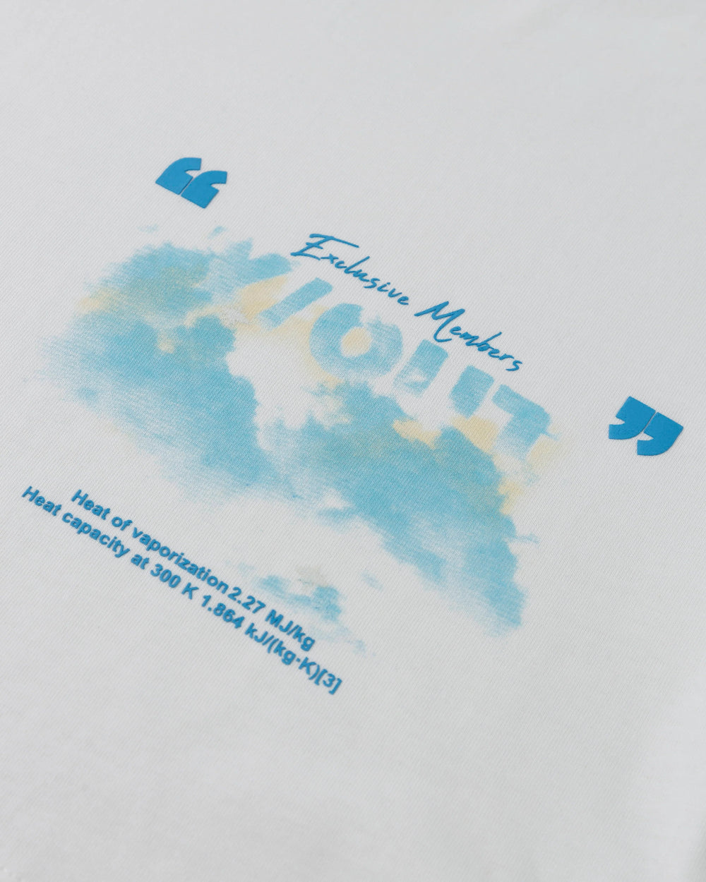 Crop Top Vaporization Yout Blanco Mujer Frontal Detalle