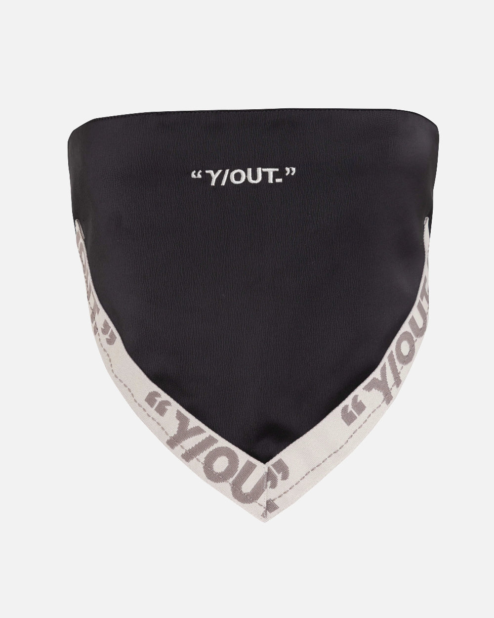 Scarf Boujee YOut Negro Frontal