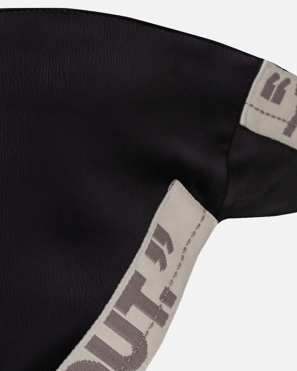 Scarf Boujee YOut Negro Detalle