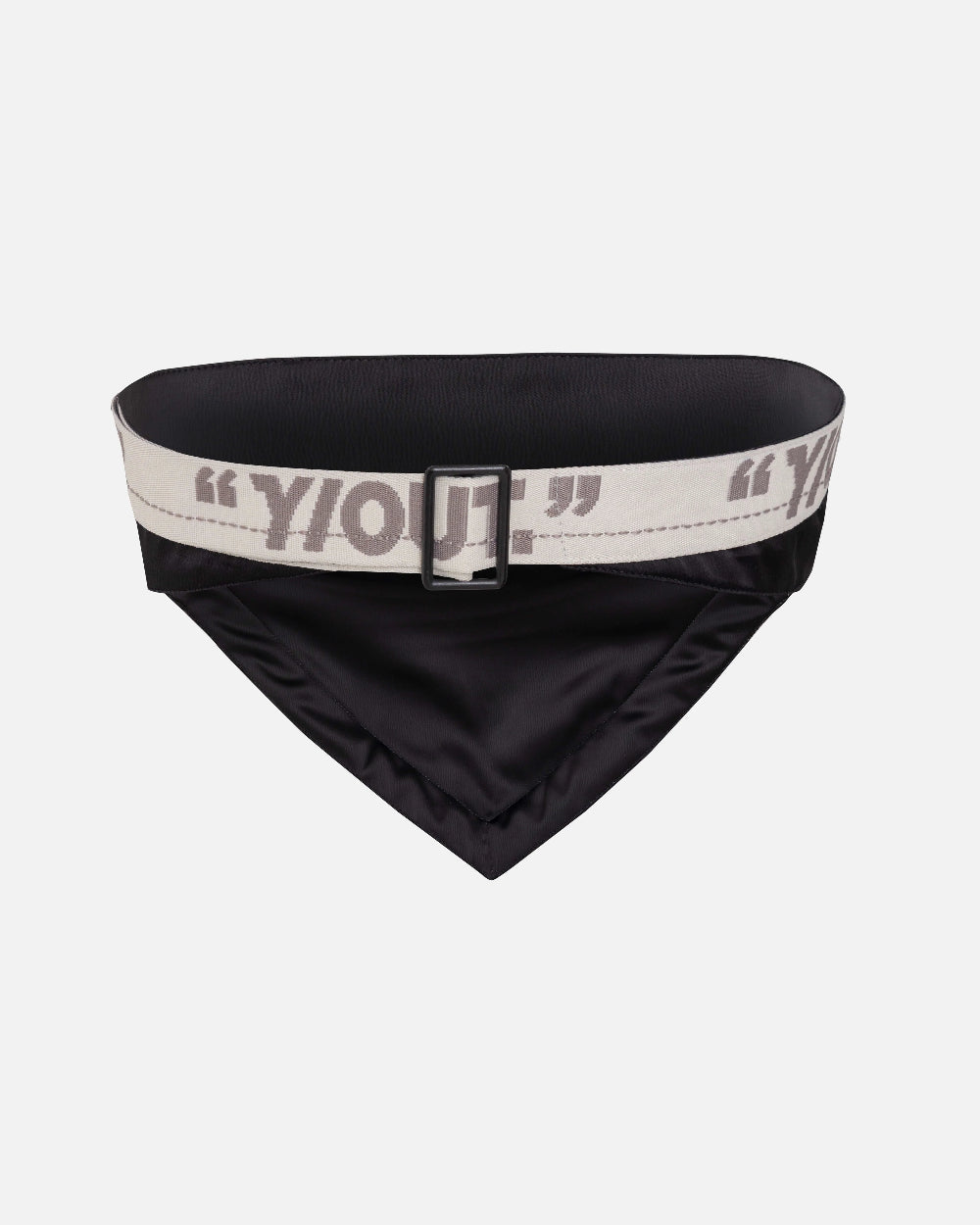 Scarf Boujee YOut Negro Detrás