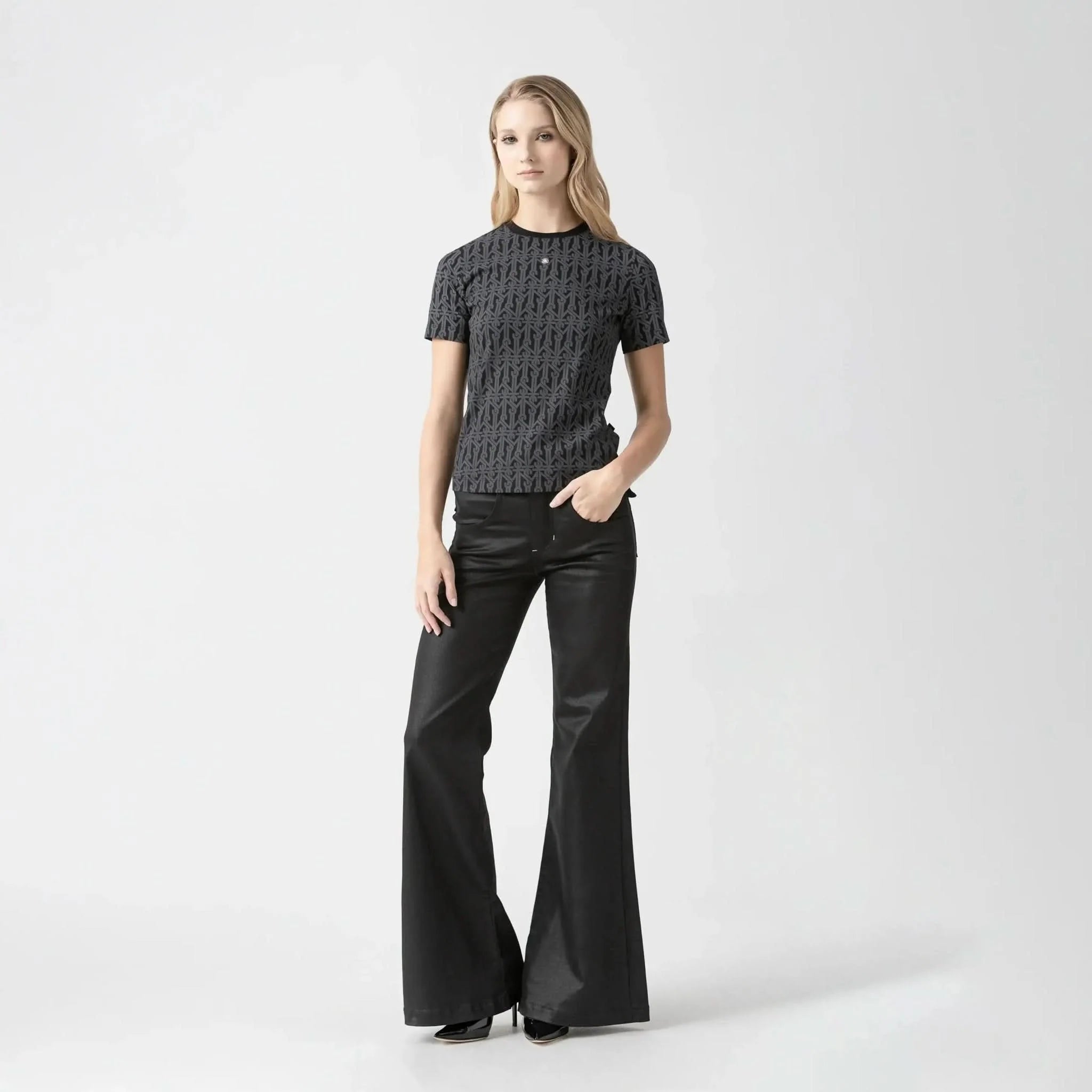 AMARISSA T-SHIRT WOMEN BLACK MONASTERY